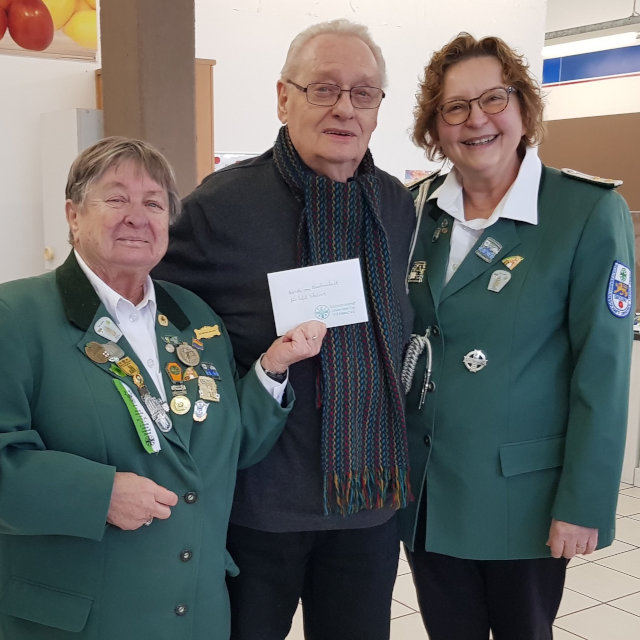 Spendenübergabe der Schützenbruderschaft unserer lieben Frau an die Erkelenzer Tafel